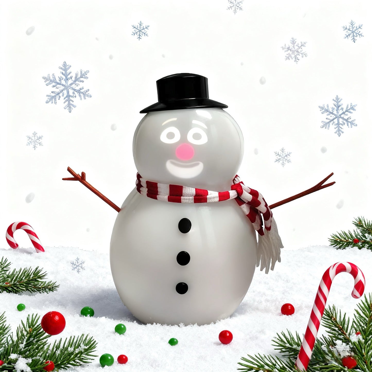 🎅Christmas Sale 49% Off ⛄️FrostByte (Mr. Chill) Talking Animated Blink Snowman with Built in Projector & Speaker Plug'n Play🎄