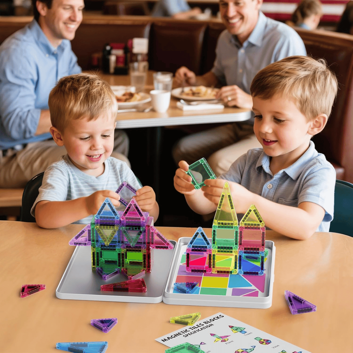 🎁🔥🧲 Children's Magnetic Building Blocks – STEM Educational Toys